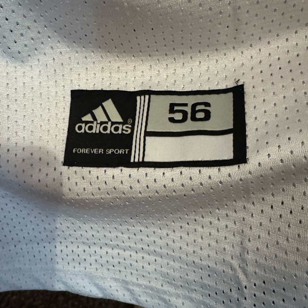 adidas White and Gold Manning #16 Football Jersey - Picture 5 of 6